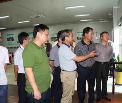 德安縣委、人大、政協(xié)領(lǐng)導(dǎo)考察仙客來公司